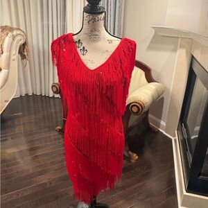 PrettyGuide Women's Red Dress
